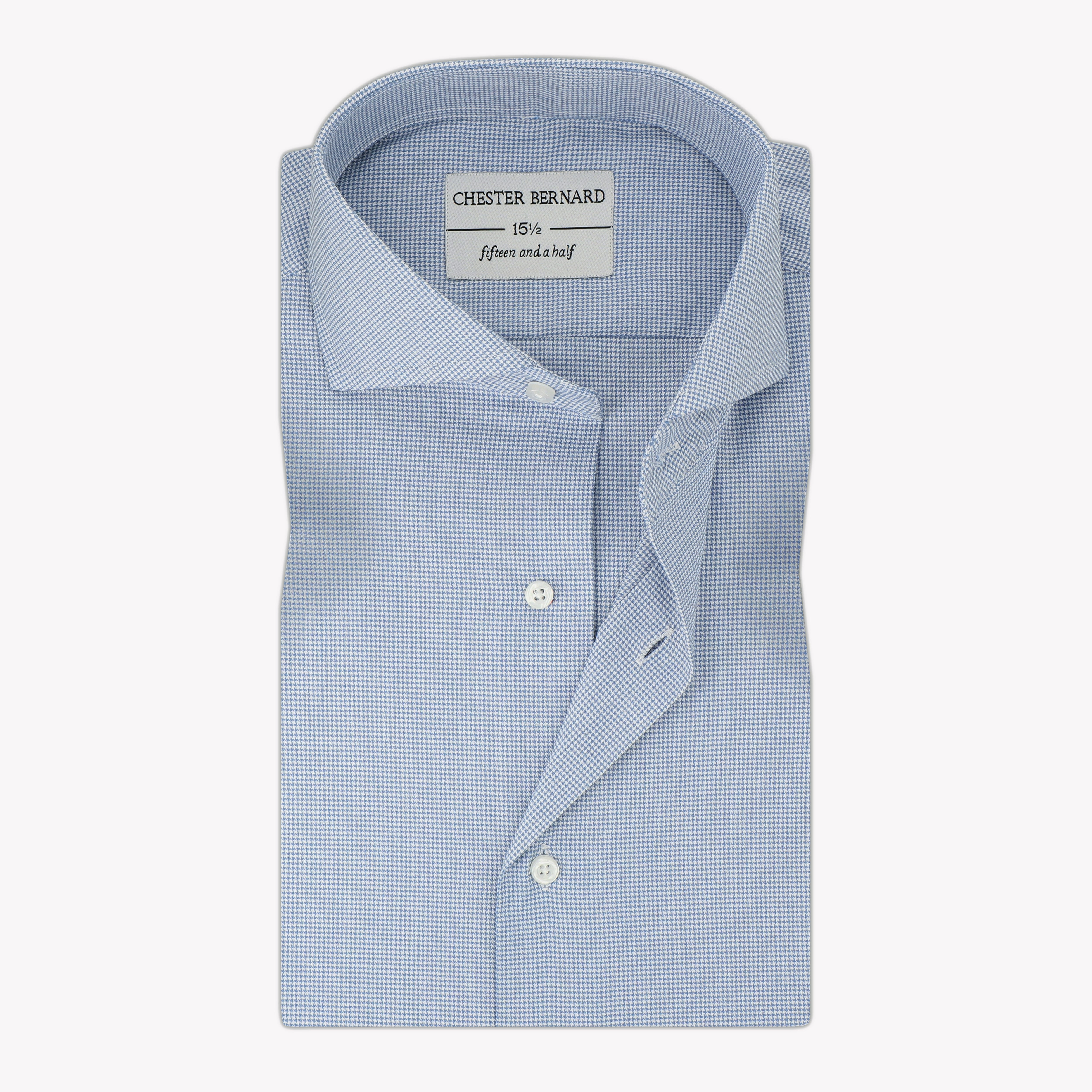 Urban Blue Micro check Shirt OL-499