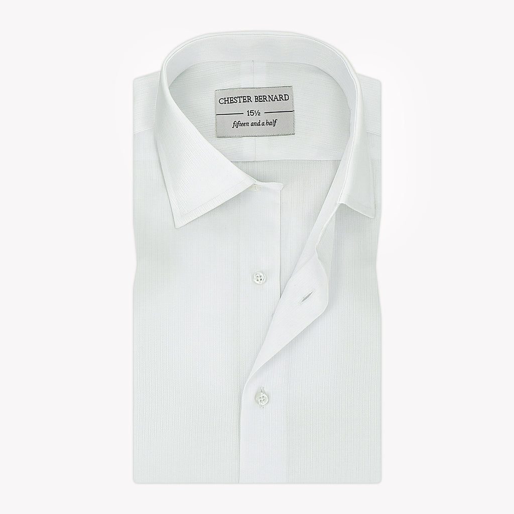 Pristine White  Luxury Shirt OL-492