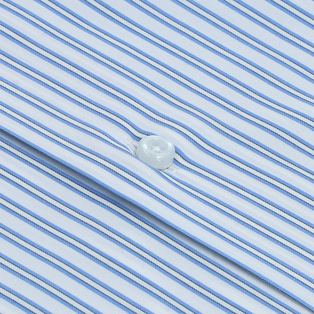 Oxford Breeze Blue & White Striped Shirt