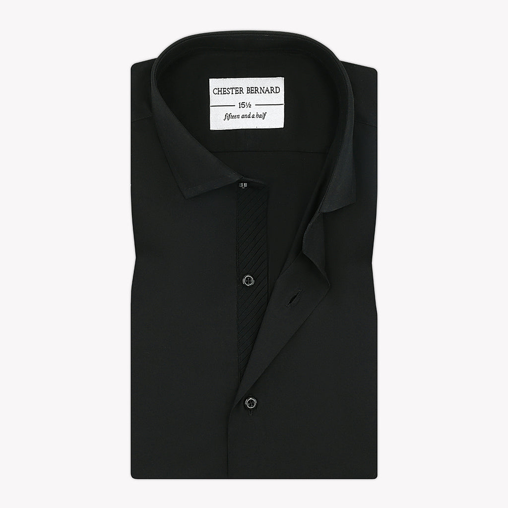 Pure Black Formal Shirt OL-157