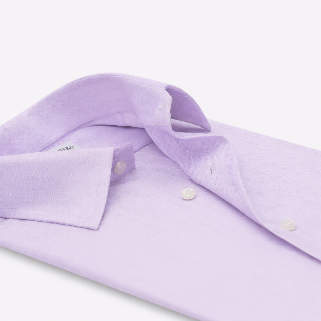 Lilac Jacquard Formal Shirt