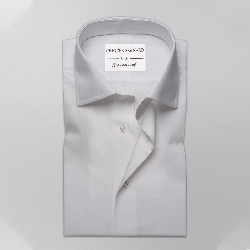 Classic Pure White Formal Shirt For Men 1