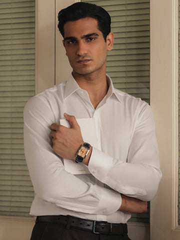 Classic Pure White Formal Shirt