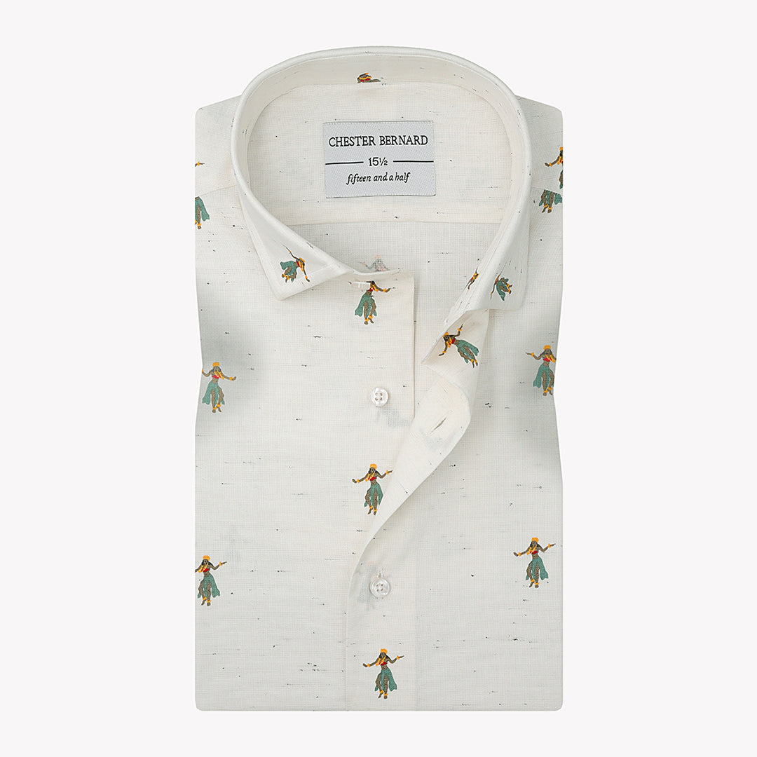 Dancing Print Casual Shirt For Mens1
