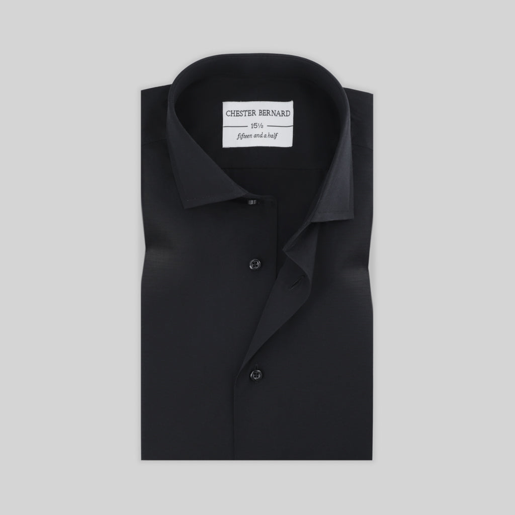 Eternally Elegant Black Formal Shirt For Mens 1