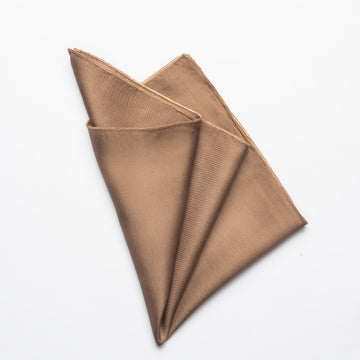 POCKET SQUARE BROWN 1