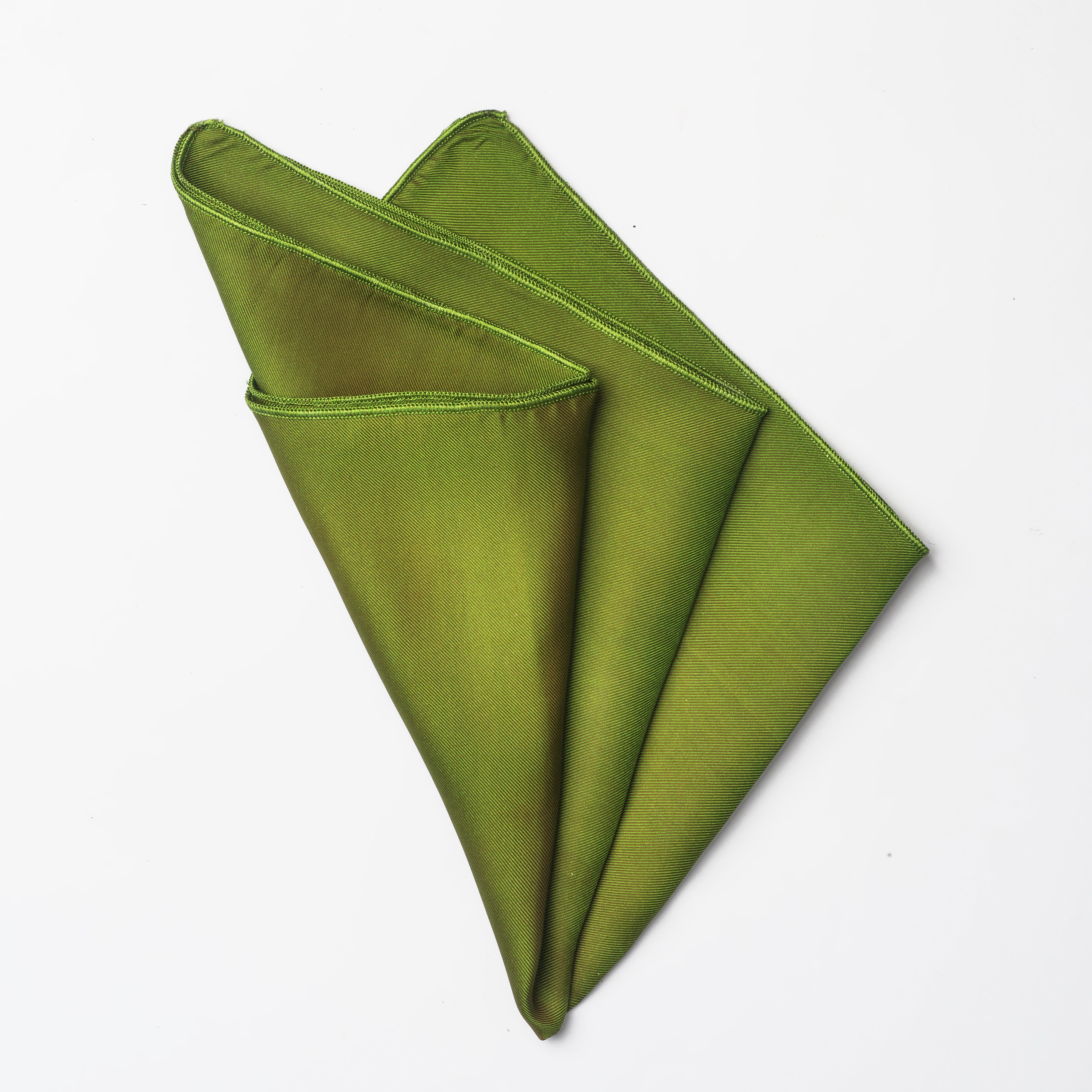 POCKET SQUARE GREEN 6