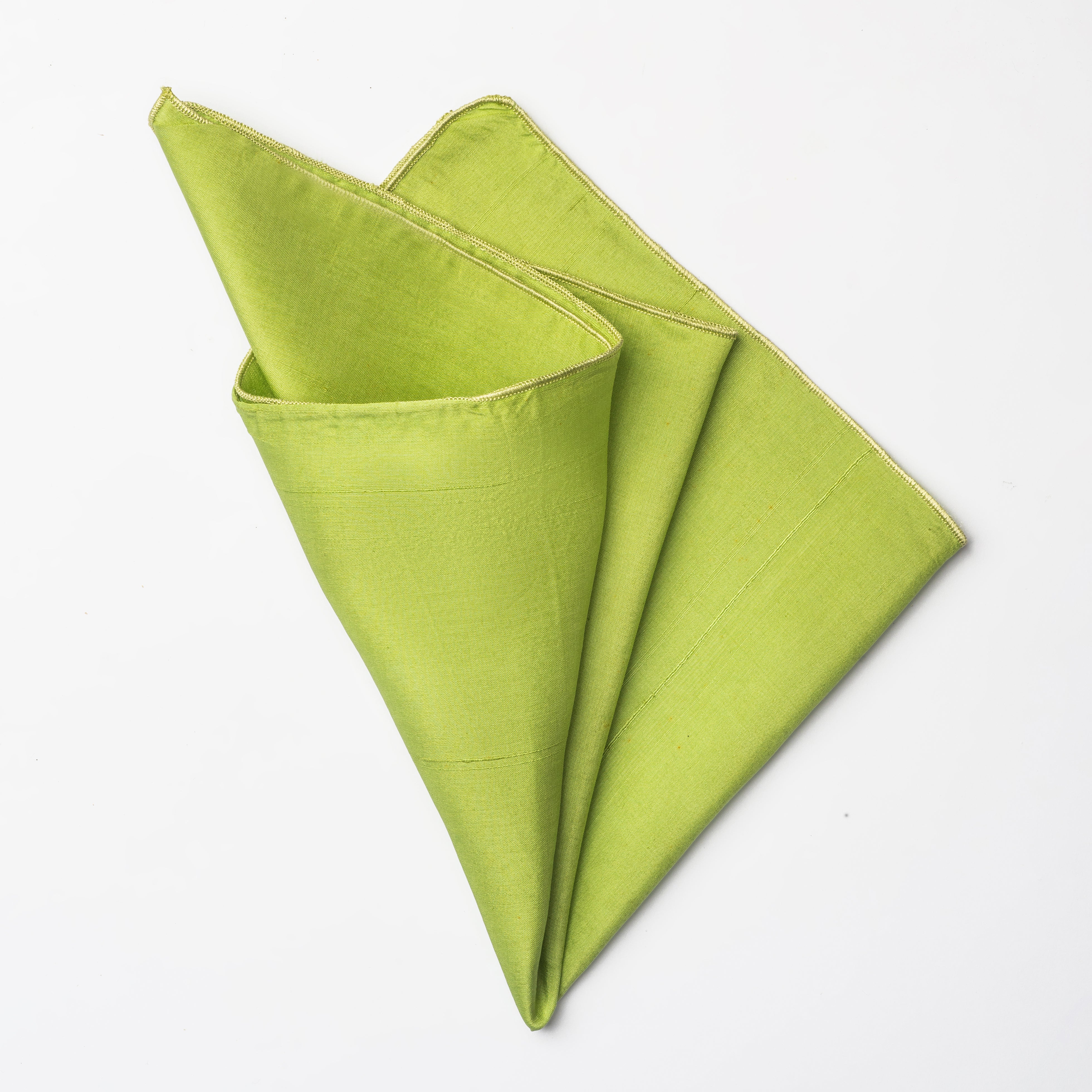 POCKET SQUARE GREEN 3