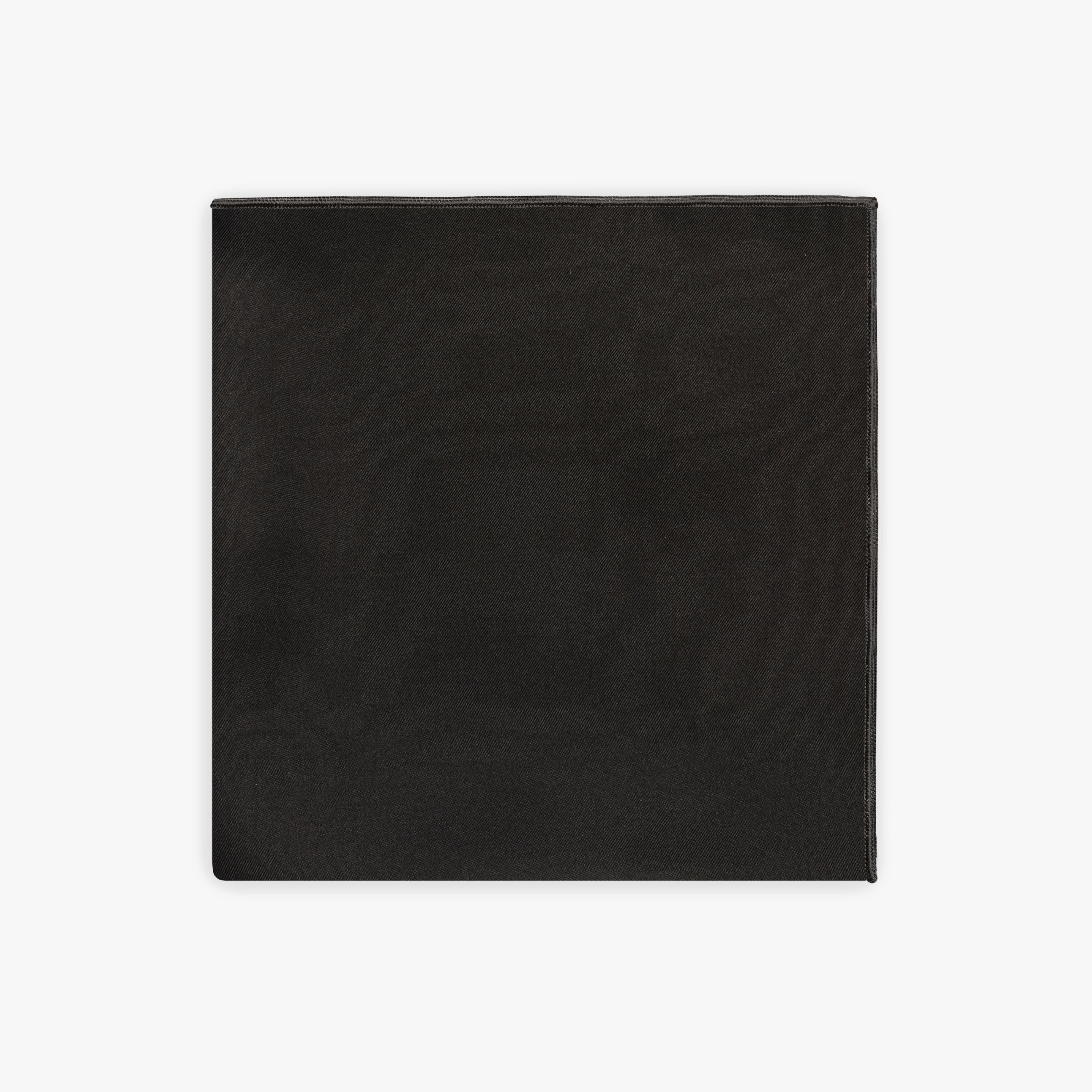 POCKET SQUARE BLACK 1
