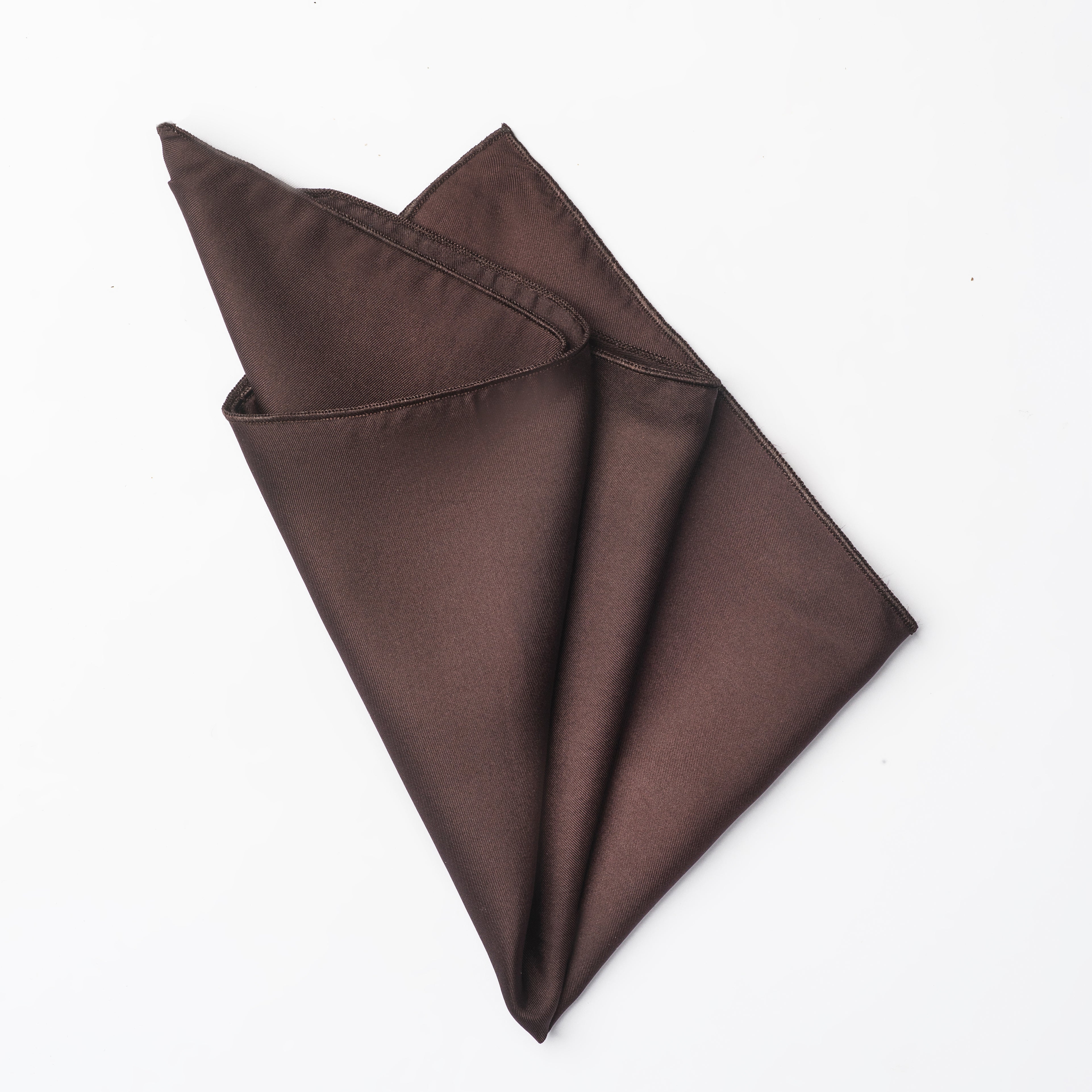 POCKET SQUARE BROWN 4