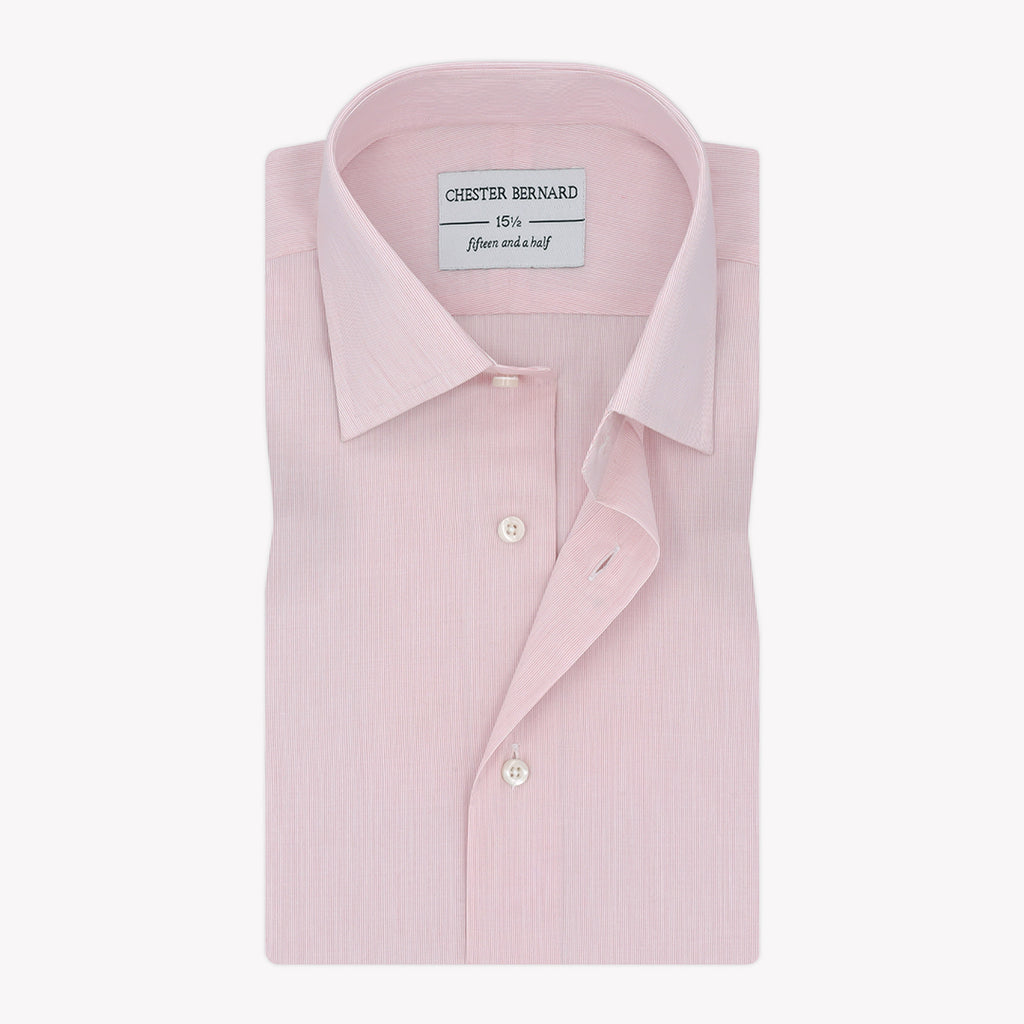 Hairline Pink Stripes Formal Shirt For Mens1