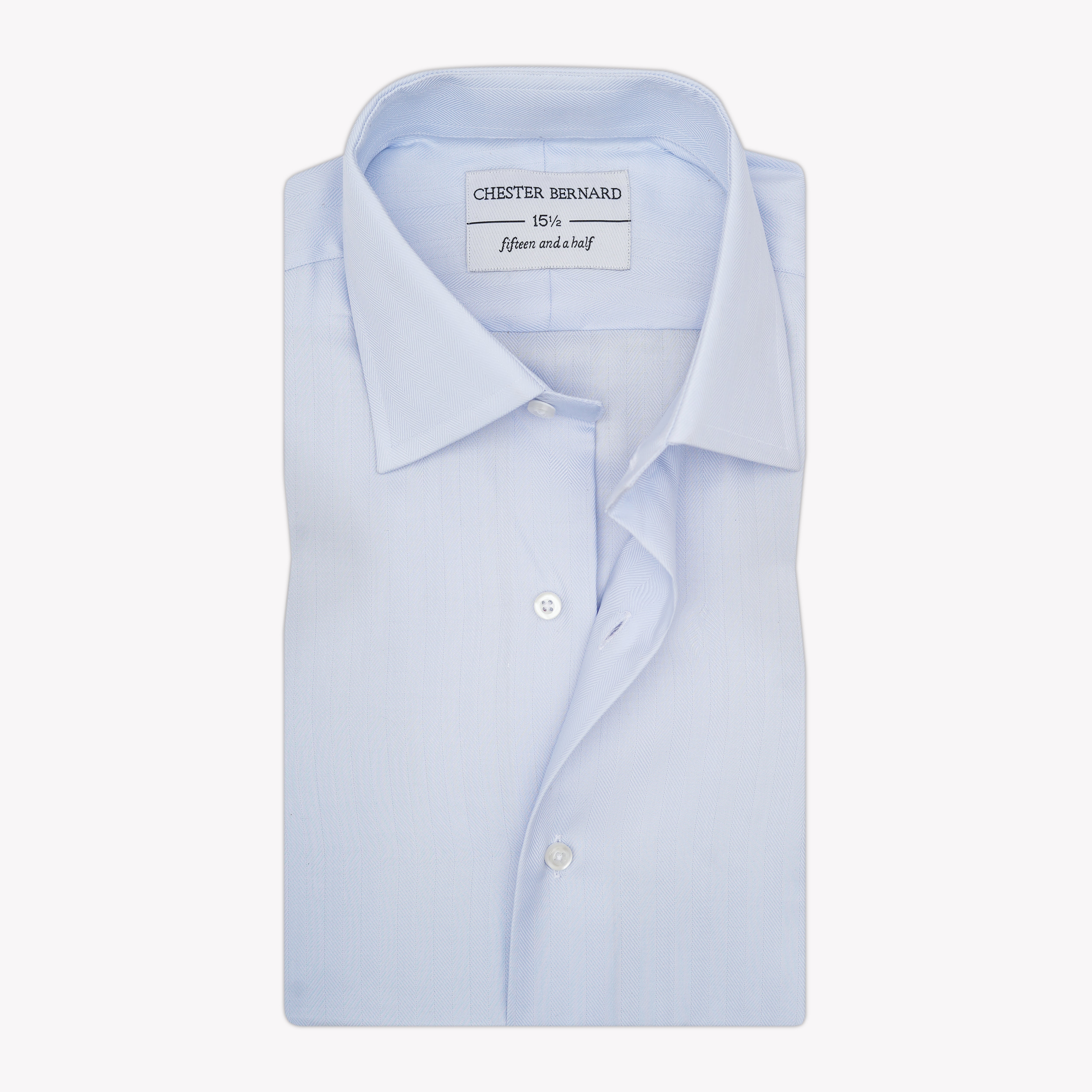 Sky Blue Textured Formal Shirt