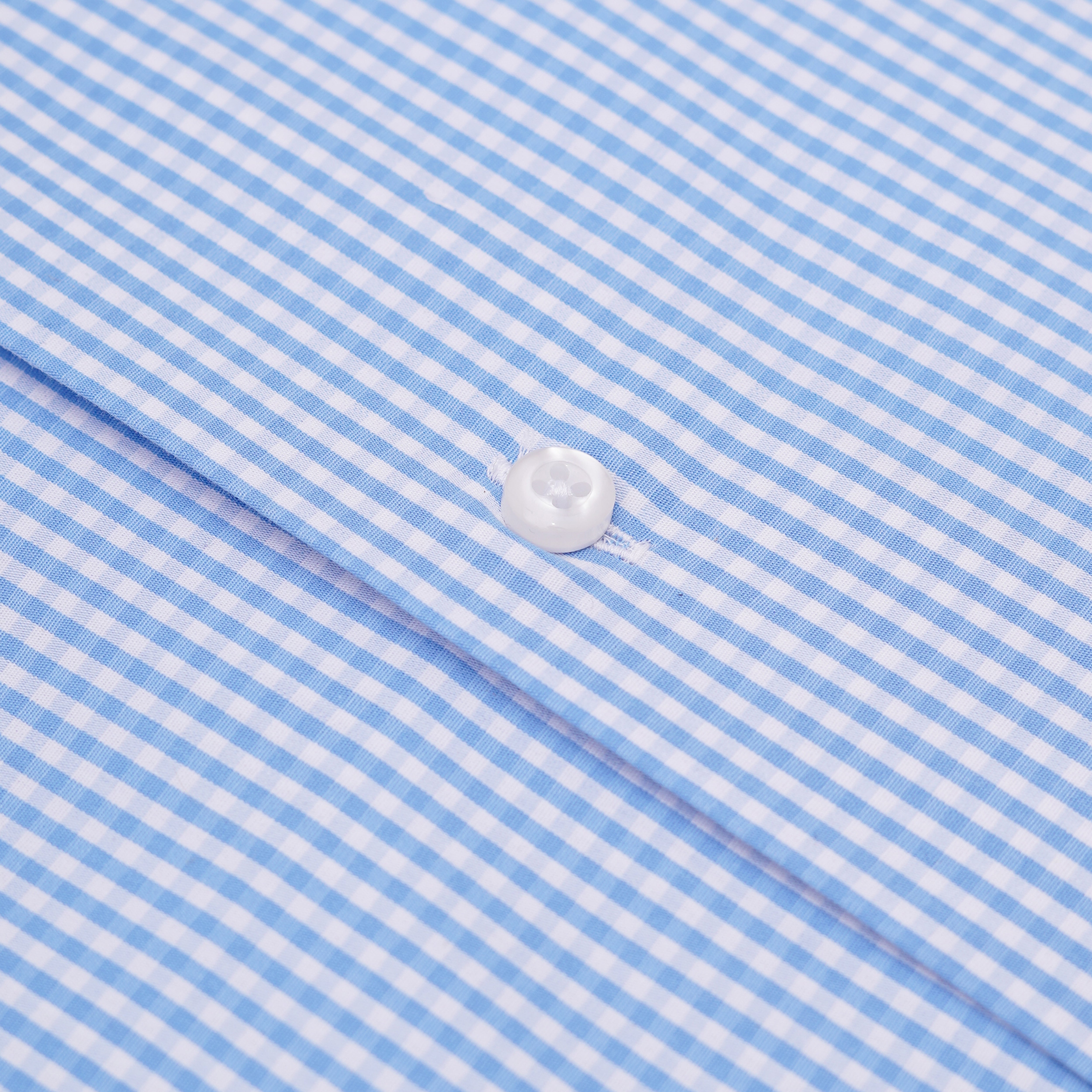 Sky Blue Micro Check Formal Shirt