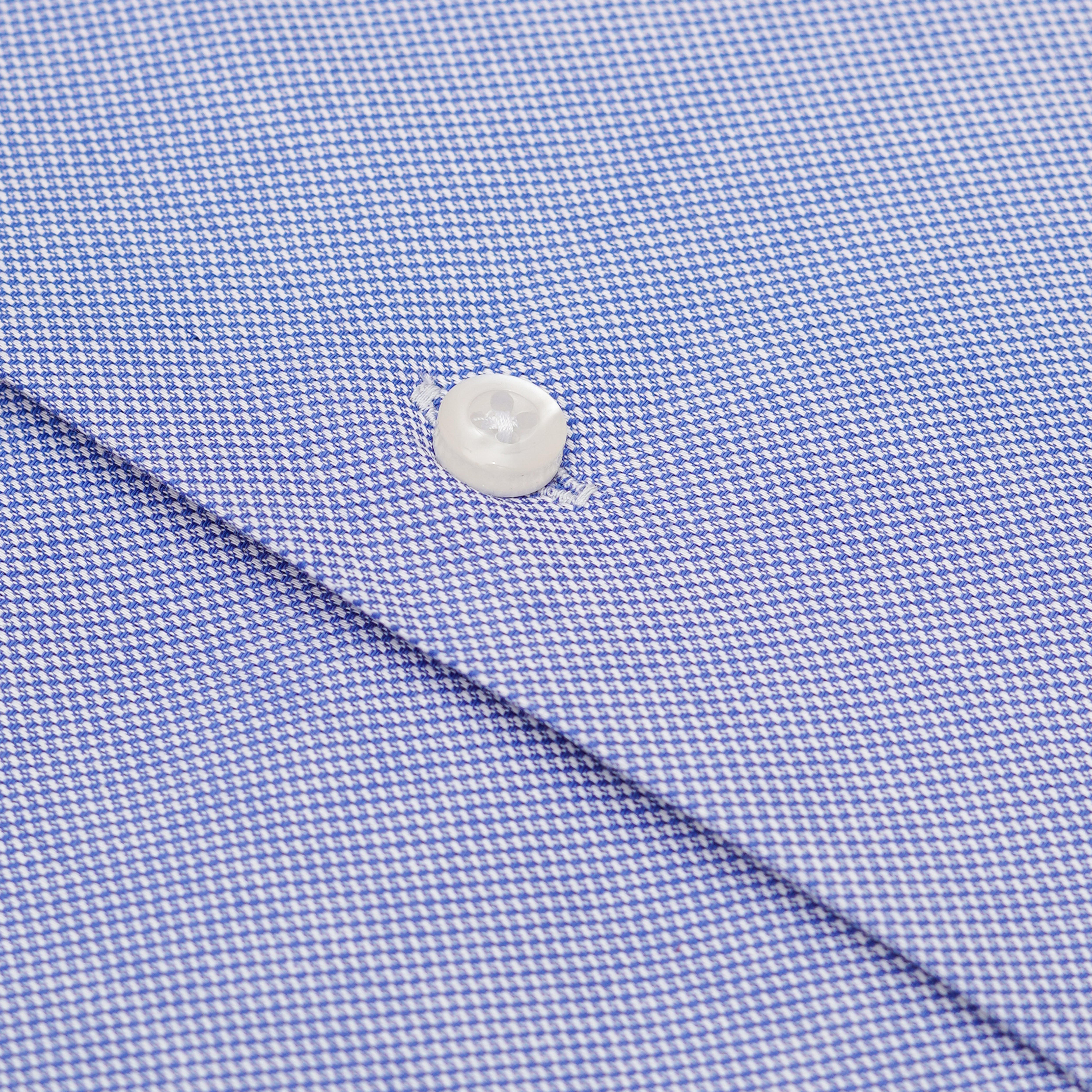 Textured Sky Blue Formal Shirt