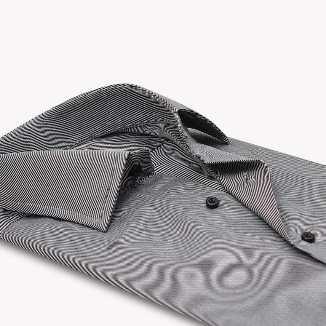 Charcoal Grey Twill Formal Shirt OL-625