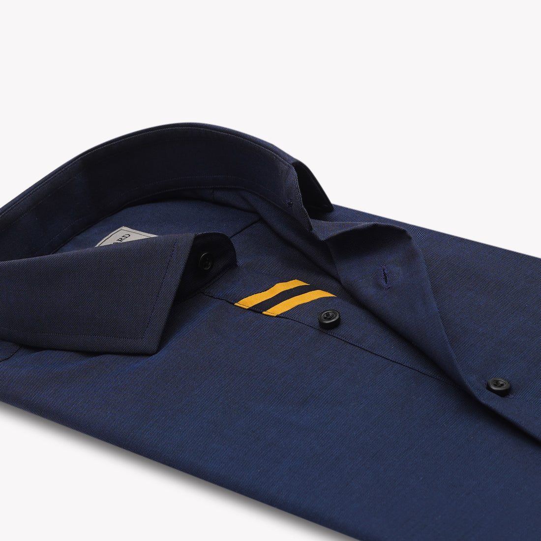 Midnight Navy Shirt with Inlay