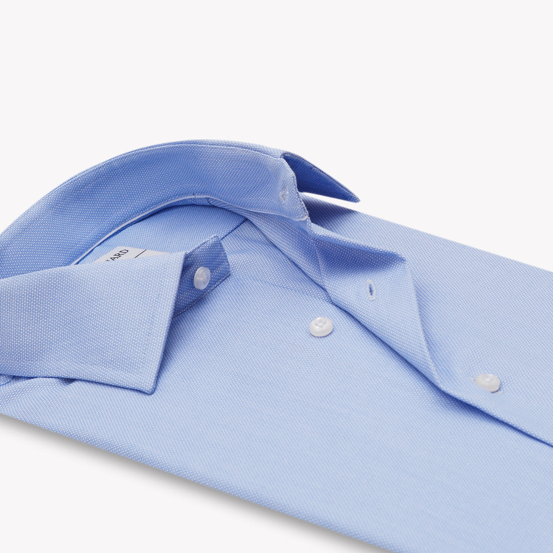 Classic Light Blue Textured Dress Shirt OL-633