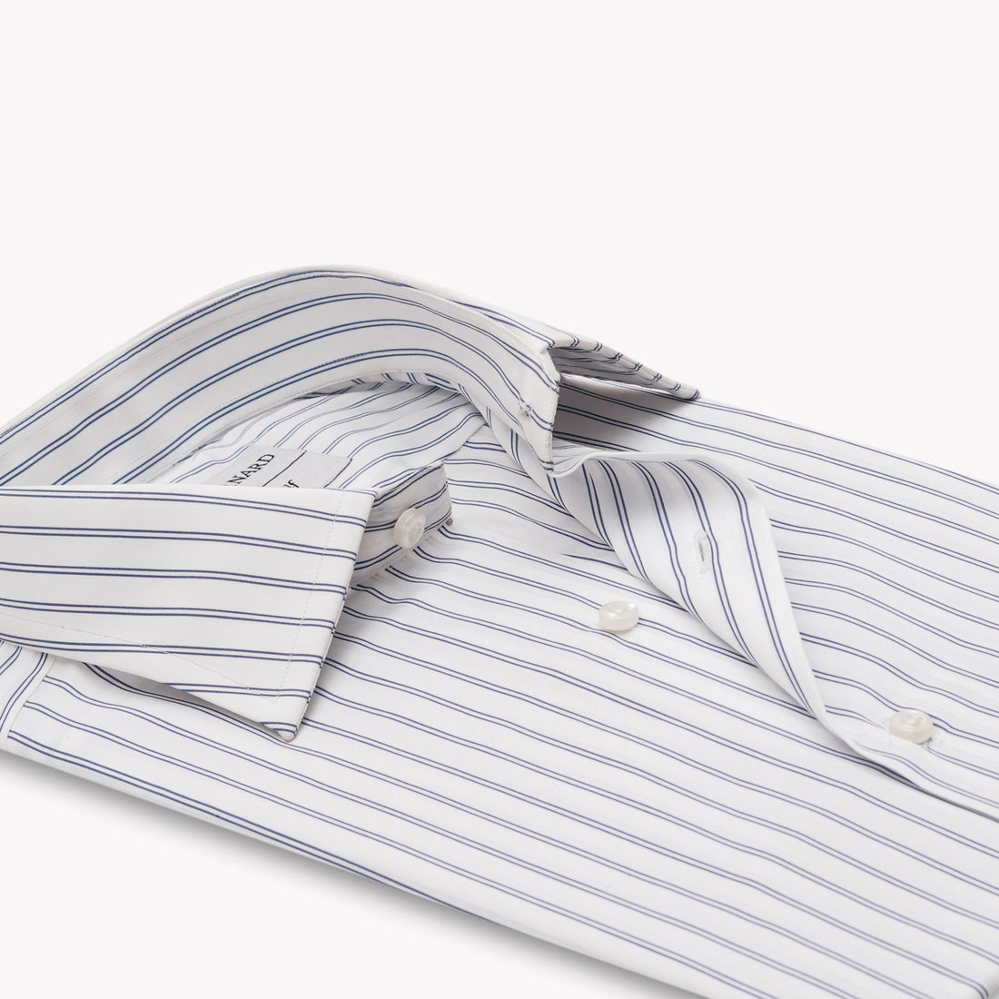 White Pinstripe Formal Shirt