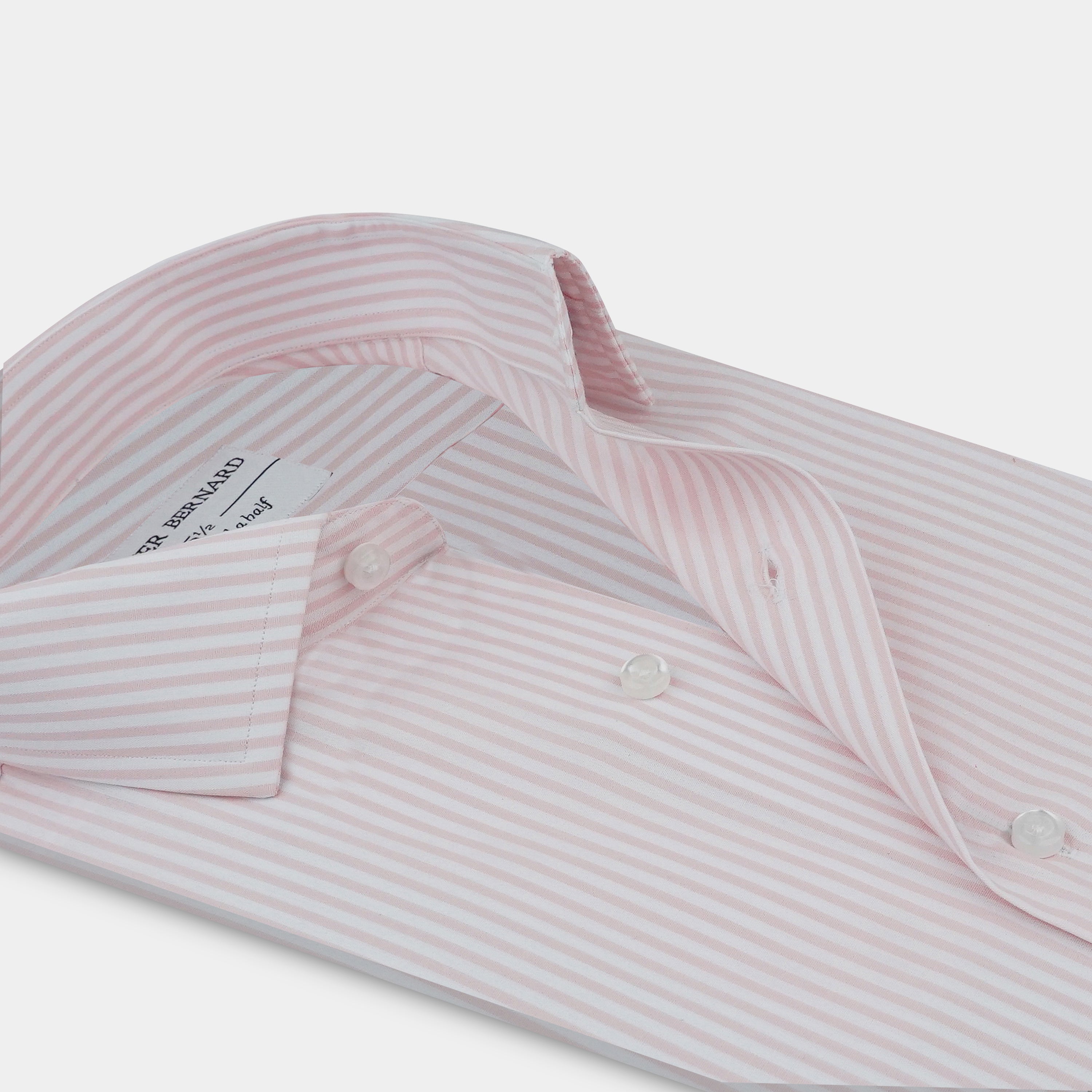Pink Vertical Stripe Shirt