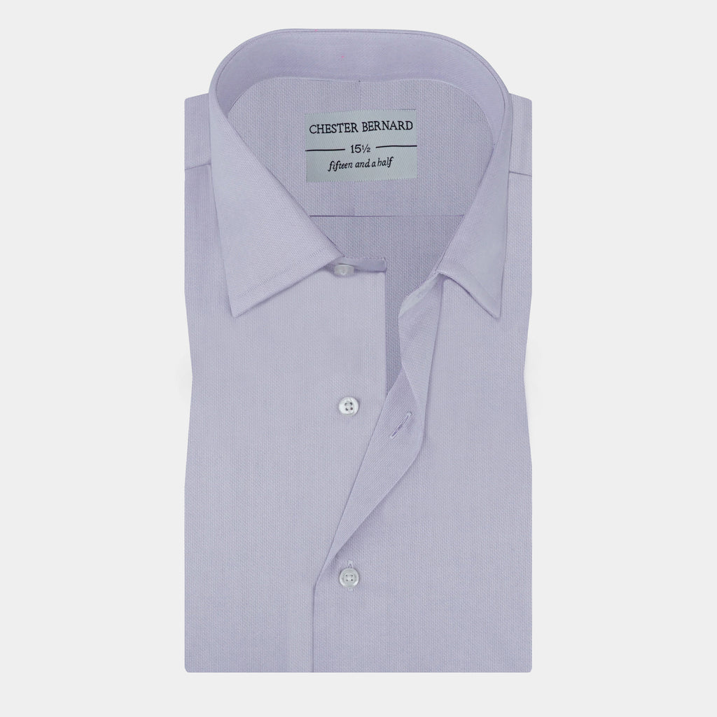 Lavender Mist Premium Textured Formal Shirt OL-626