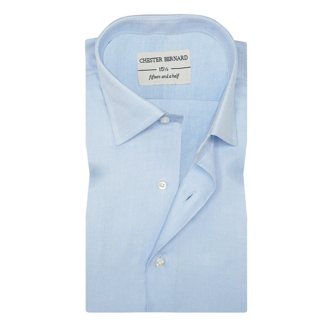 Sky Blue Jacquard Formal Shirt