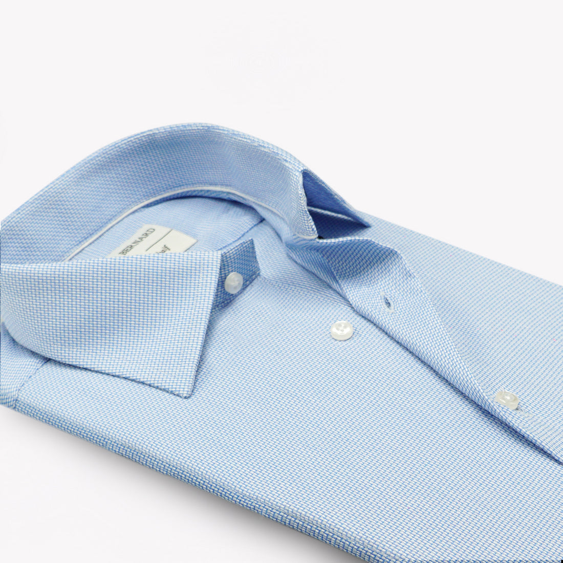 Ice Blue Micro Texture Refined Shirt OL-611