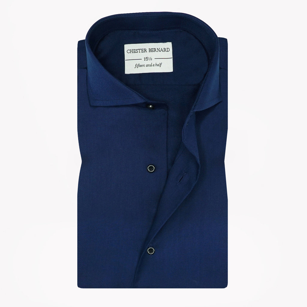 Midnight Majesty Navy Twill Shirt OL-548
