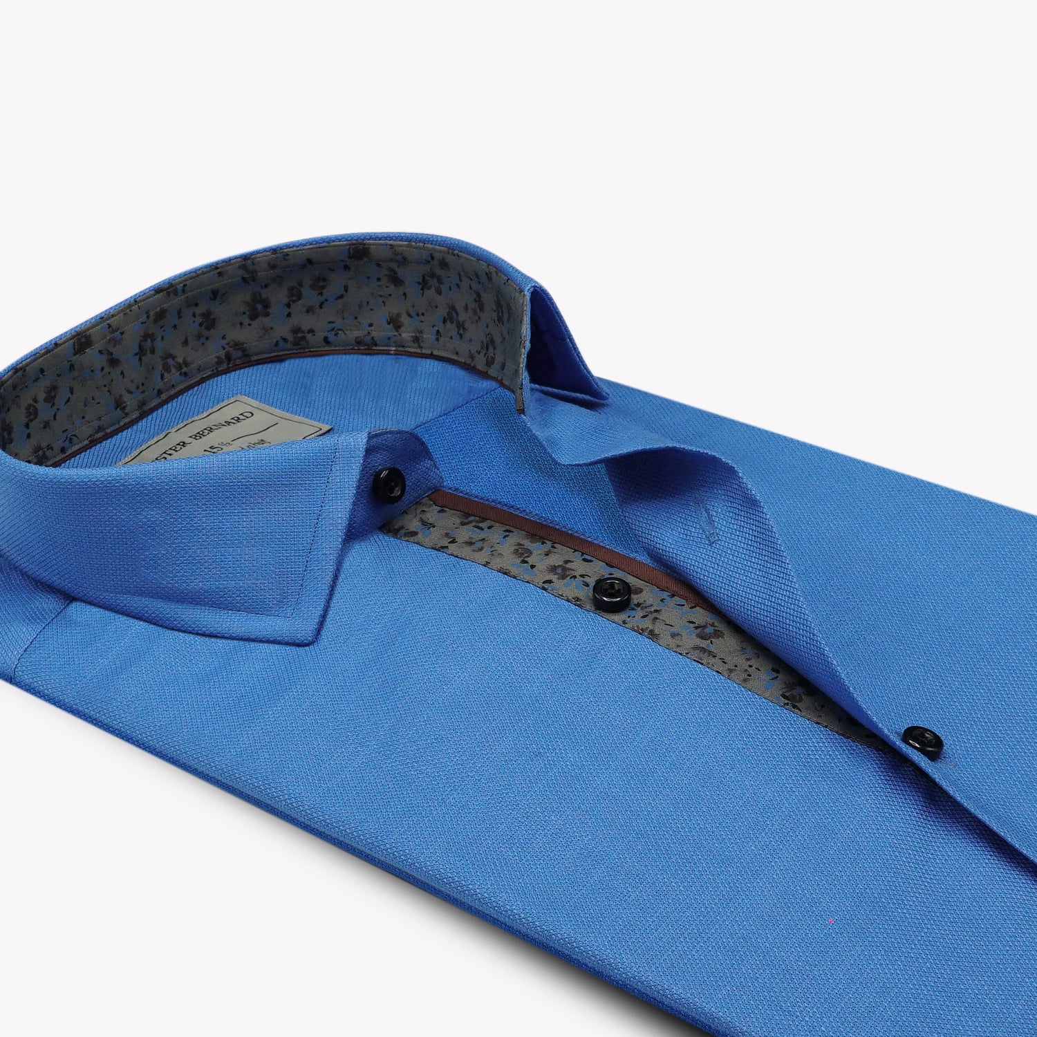 Azure Grace Blue Jacquard Shirt