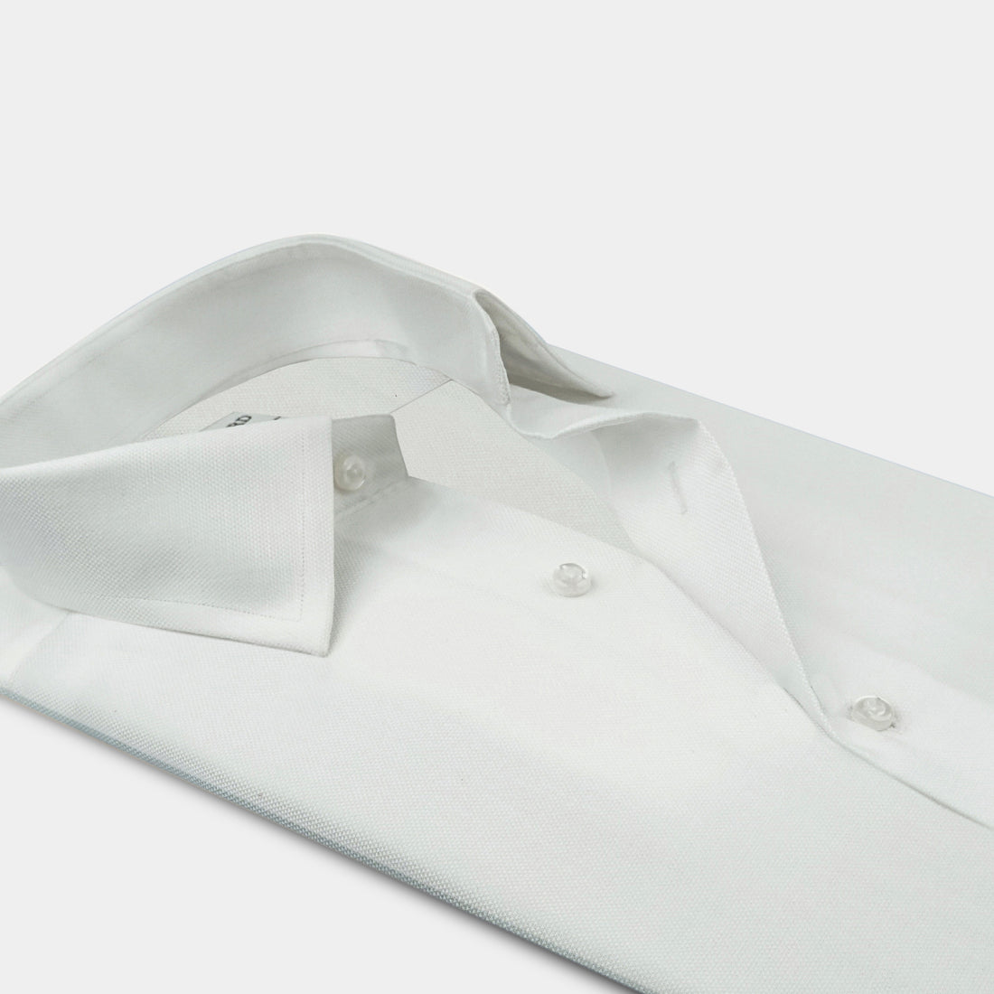 White Essential Textured Formal Shirt