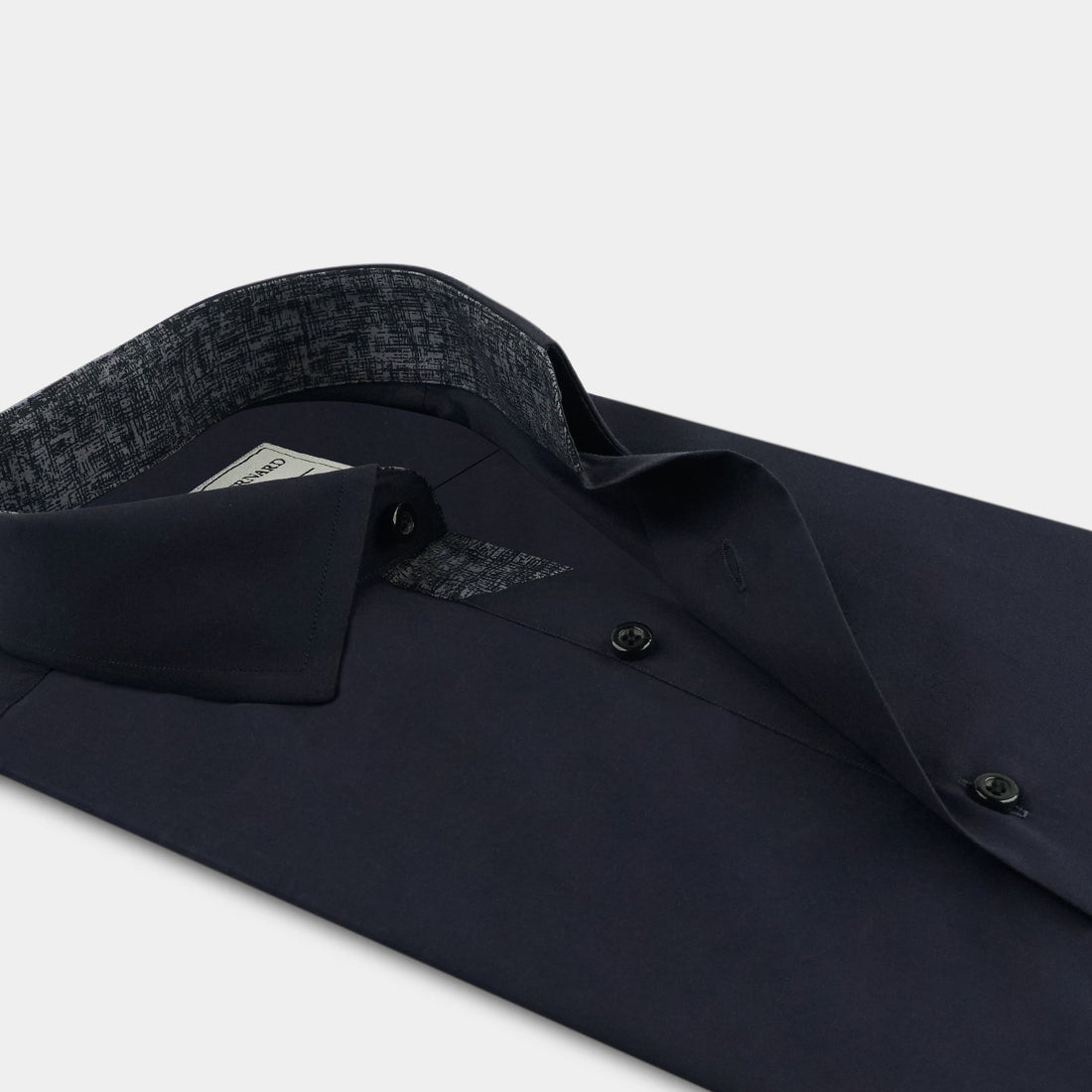 Midnight Navy Textured Formal Shirt OL-585