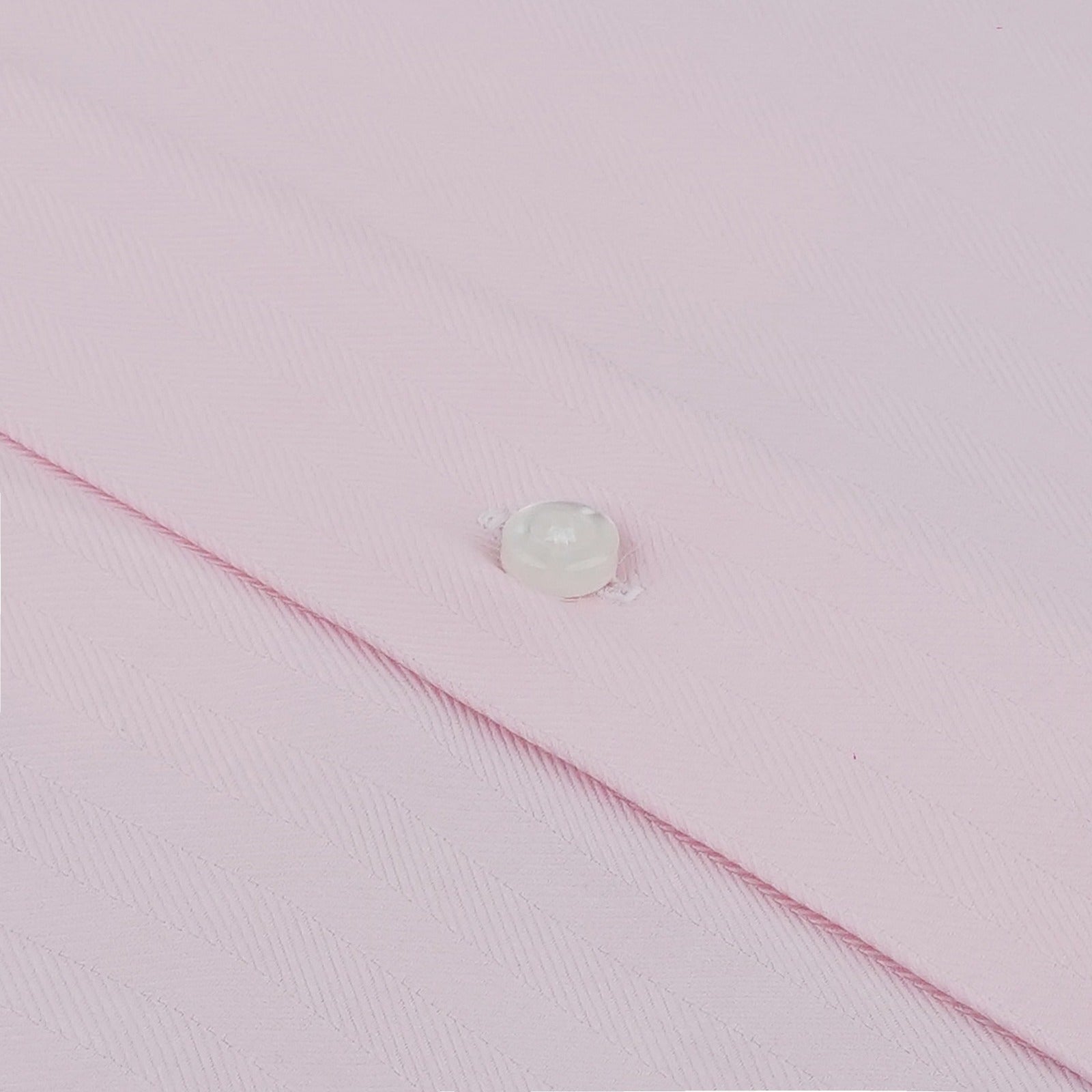 Blush Pink Herringbone Dress Shirt