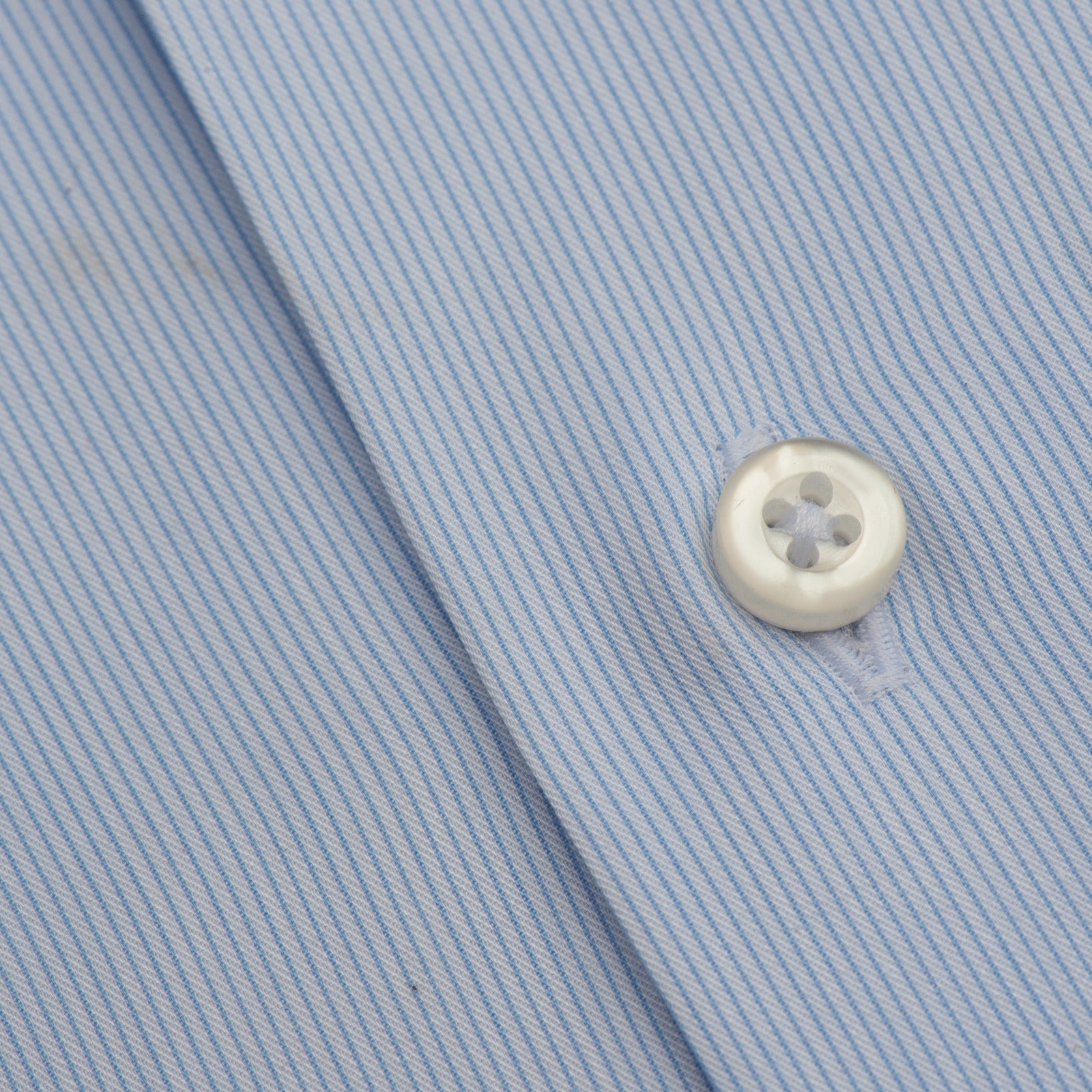 Sky Blue Pinstripe Cotton Shirt