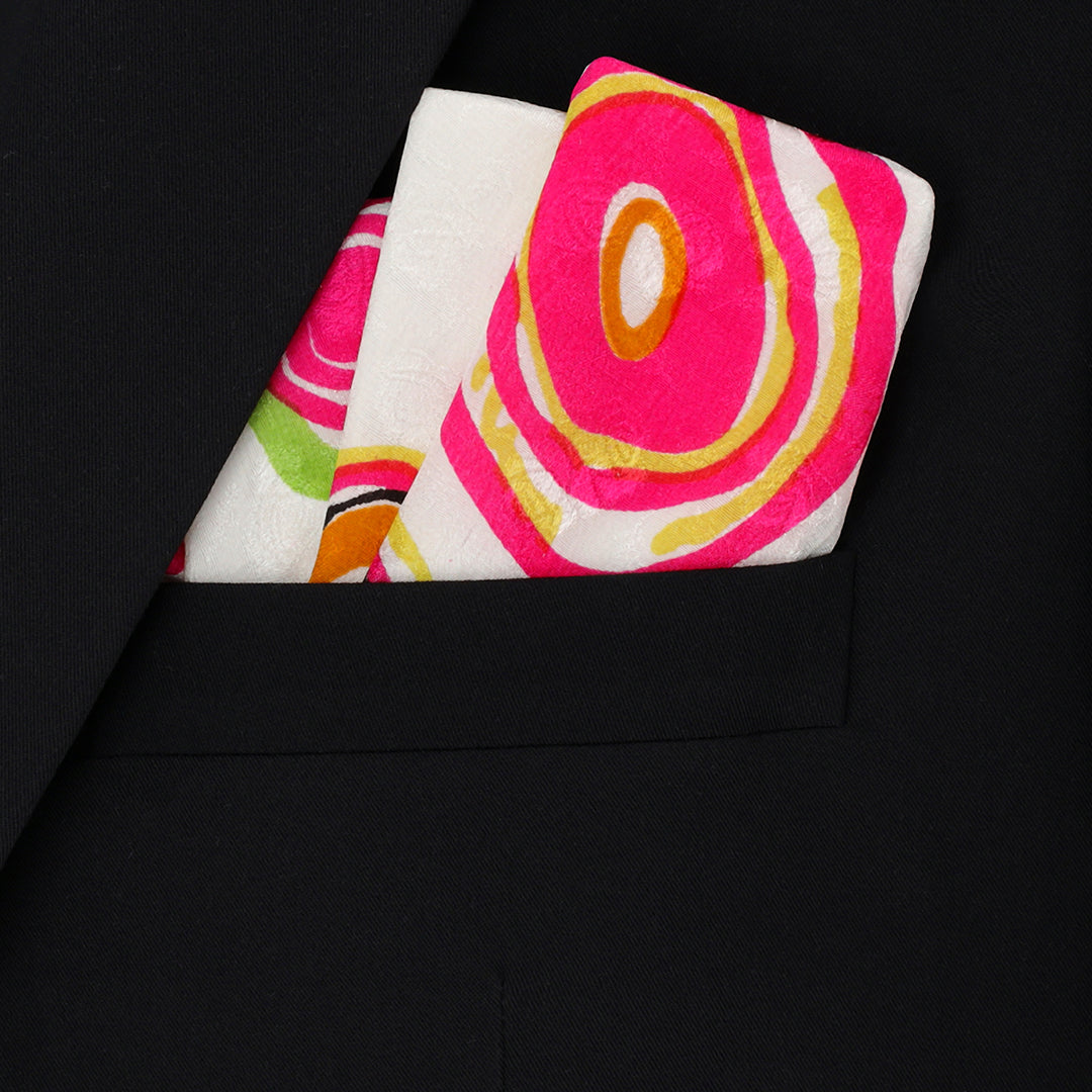 Multi Circles Print - in Silk PS/117