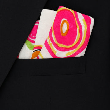 Multi Circles Print - in Silk PS/117