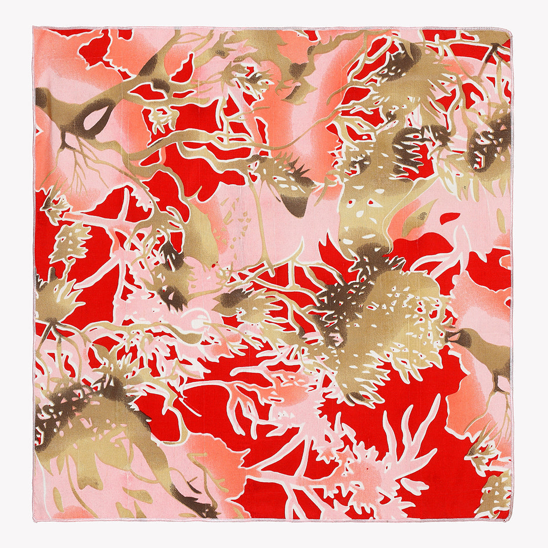 Red Tree Print - in Silk PS/101
