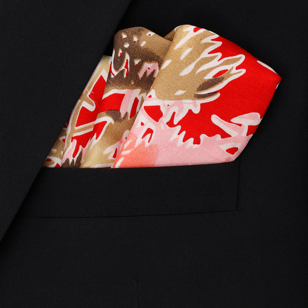 Red Tree Print - in Silk PS/101